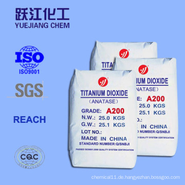 Niedrige Heavy Metal Grade Titandioxid Anatase F3200 E171 Grade